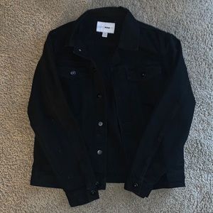 Black jean jacket